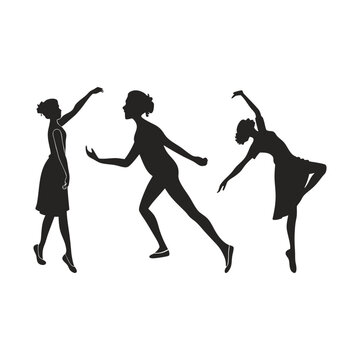Kailee silhouette vector art and illustration