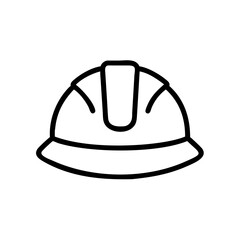 Hard hat icon for construction worker safety