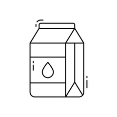 Milk vector icon