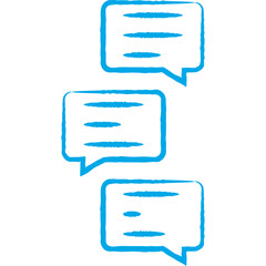 Obraz premium Messages single illustration vector icon