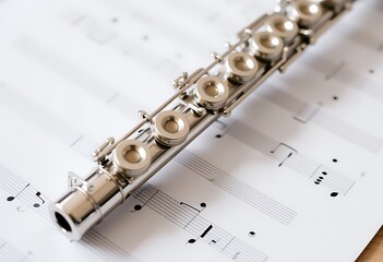 flute and notes