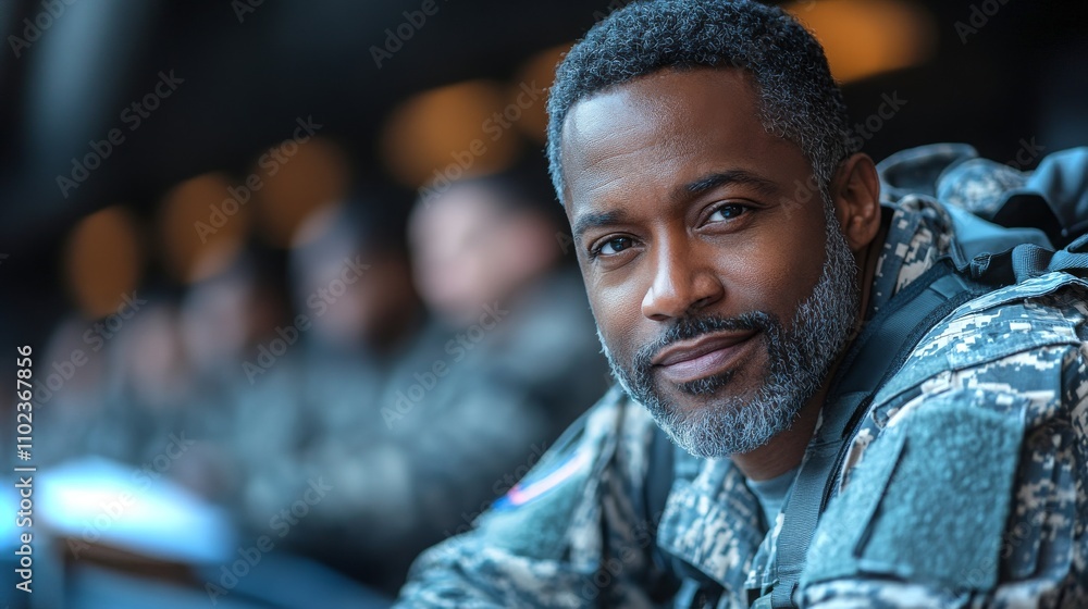 Poster veteran joins a soft skills workshop to boost communication and teamwork on base