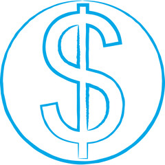 Coin icon single vector illustration