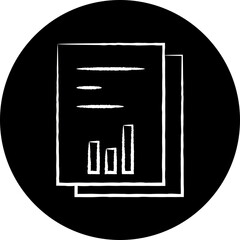 Pages single illustration vector icon