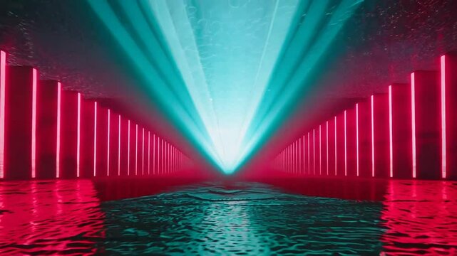 Neon Smoke Background