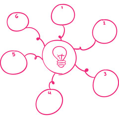 Social network concept single line vector icon