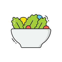 Salad vector icon
