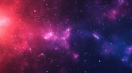 Vibrant cosmic scene illustrating a colorful nebula filled with stars.