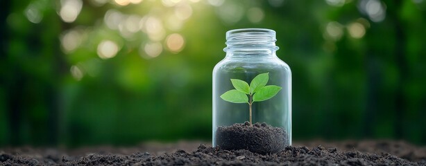 AI driving eco-tech innovation with a minimalistic approach, focusing on green technology.