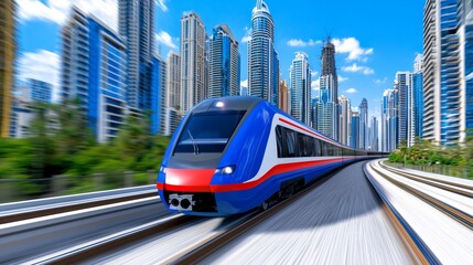 A leading-edge transportation technology research facility with hyperloop prototypes and future transit systems, Transportation style, photo of.