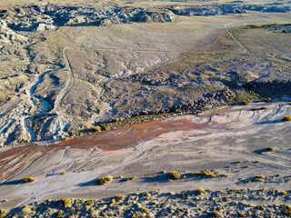 High Desert Petrified Forest Wash Arizona