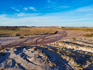 High Desert Petrified Forest Wash Arizona