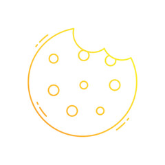 Cookie vector icon
