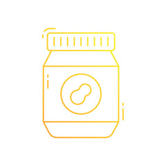 Peanut butter  vector icon