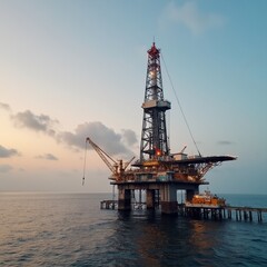 Obraz premium oil drilling rig