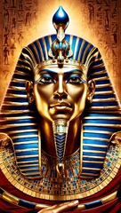 A godly figure the majestic Horus radiates divine power