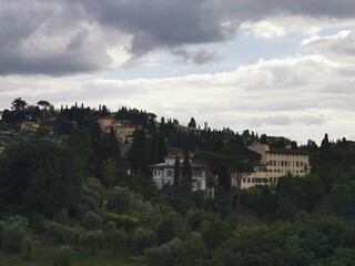 Paisaje en Florencia, Italia 