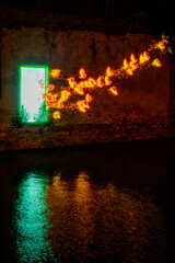 Fototapeta premium Christmas Light Festival Winter Glow in Bruges