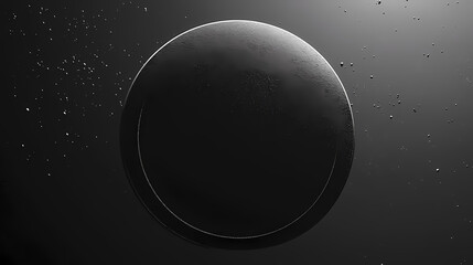 Obraz premium Monochrome minimalism single color backgrounds for a sleek, modern look. Ecliptic. Illustration