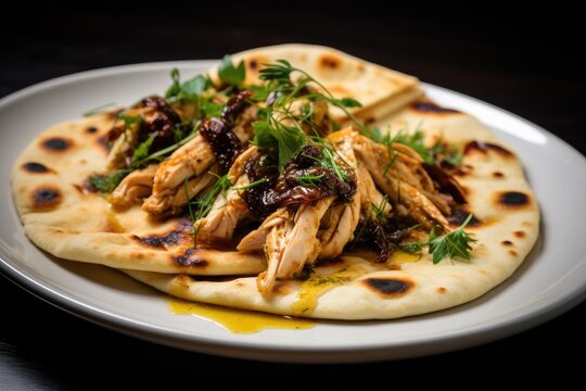 Chicken cooked in olive oil