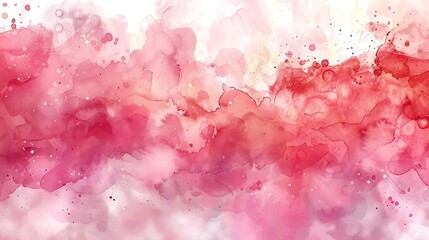 Obraz premium Abstract Watercolor Pink and White Background