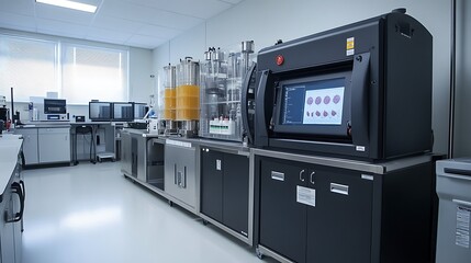 Advanced lab equipment used for human cell drug testing