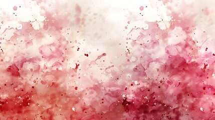 Obraz premium Abstract Watercolor Background with Pink and Red Splashes