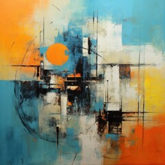 Abstract art background.