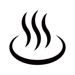 Icon related to hot spring