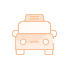 Taxi vector icon