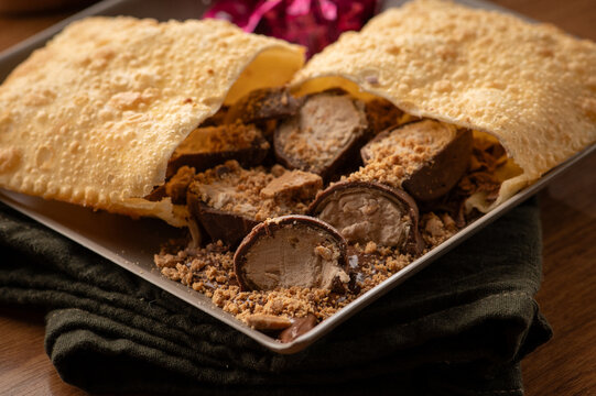 pasteis fritos brasileiros