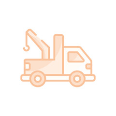Tow Truck vector icon
