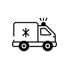 Ambulance vector icon