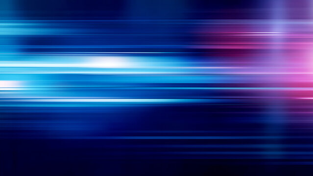 Dynamic abstract blue and purple gradient background featuring blurred speed lines, perfect for a technology-themed concept.