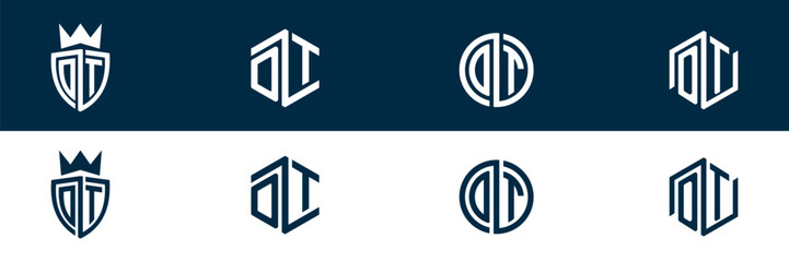 OT TO typography letter logo desgn