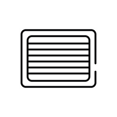 Air Filter vector icon