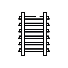 Railroad vector icon
