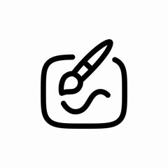 drawing tablet icon sign vector