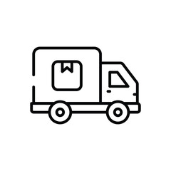 Delivery Truck vector icon