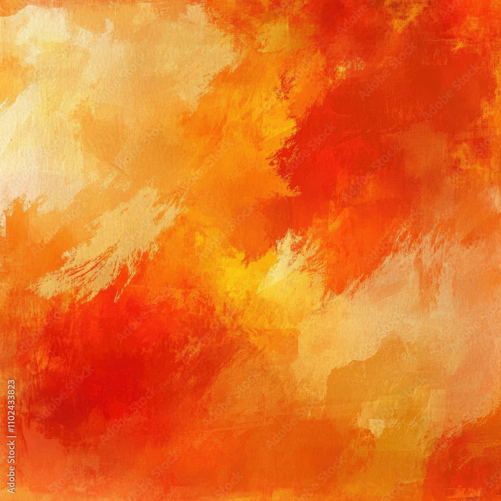 Poster vibrant orange canvas: abstract warm background with colorful gradient and texture
