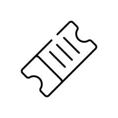 Ticket vector icon