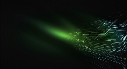 Abstract Technology & Network Background