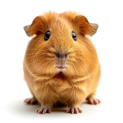 Fototapeta premium Guinea pig in front of white background Guinea pig in front of white background