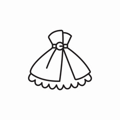 woman dress icon sign vector