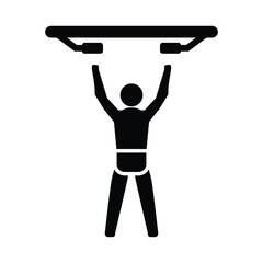 Pull Ups Exercise Icon