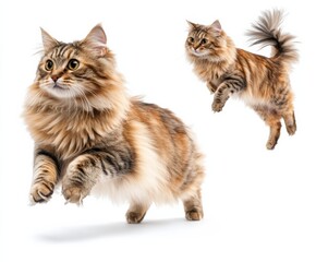 Fototapeta premium Cat isolated on white background