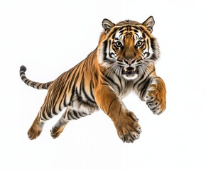 Obraz premium Bengal tiger isolated on white