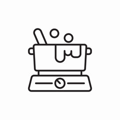 pot cook icon sign vector