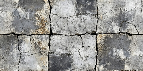 Cracked White Surface Texture with Natural Grunge Details, Perfect for Backgrounds, Design Projects, and Textural Visuals in Architecture, Restoration, and Artistic Creations