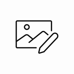 drawing picture icon sign vector